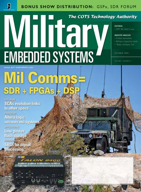 Military Embedded Systems - Fall 2005 - Volume 1 Number 2