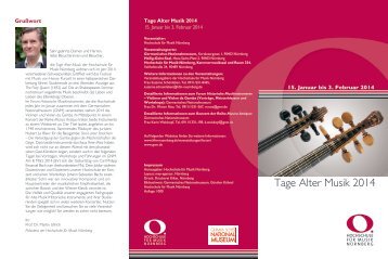 Flyer (PDF) - Hochschule für Musik Nürnberg