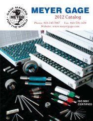 2012 Catalog - Meyer Gage Company