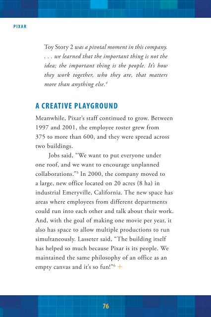 PIXAR: The Company and Its Founders - Sharyland ISD