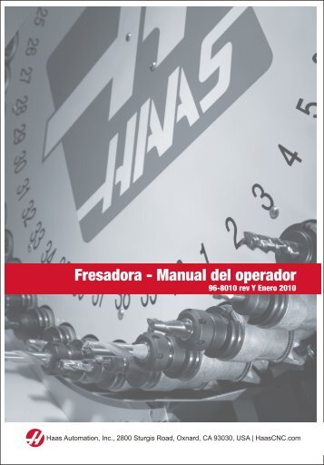 Manual del control de fresadora HAAS