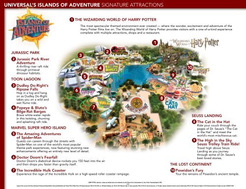Orlando Islands of Adventure map  Islands of adventure, Island of adventure  orlando, Universal islands of adventure