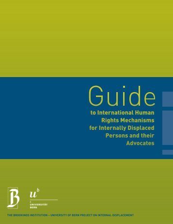 Guide to International Human Rights - Brookings Institution