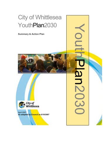 Youth Summary Action Plan - City of Whittlesea