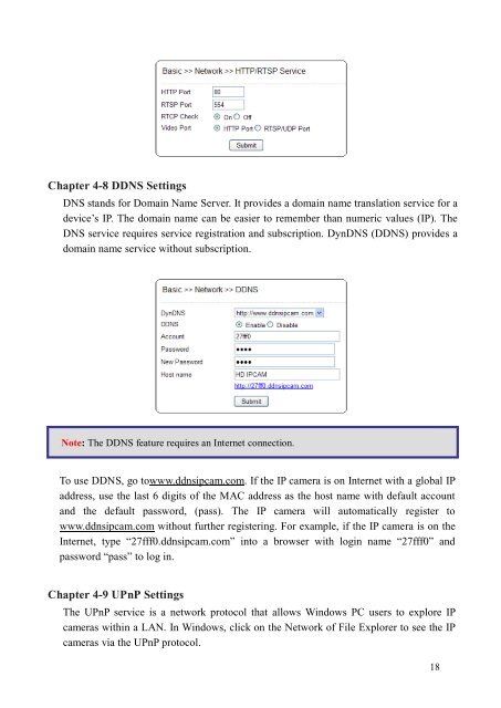 Software Manual - Network Webcams