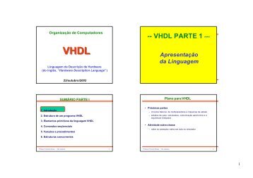 VHDL PARTE 1 - - GSE