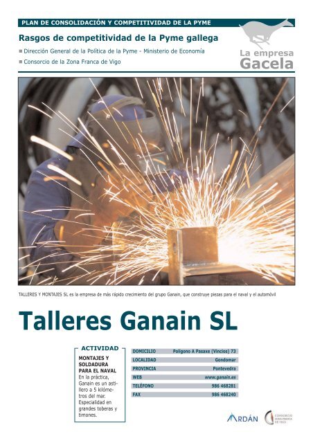 Reportaje: TYM GANAIN, S.L.: Empresa Gacela - Ardan