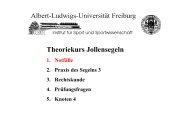 4. Unterrichtstunde mit Fragen - Institut fÃ¼r Sport und ...