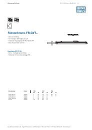 FÃƒÂ¶nsterbroms FB-GVT... - Winkhaus