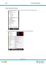 FAQ PatLink Pro Backup Utility Seite 1 von 3 Erstellen eines ... - Metrel