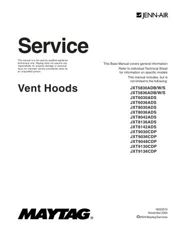 Vent Hoods - Thank you for visiting ApplianceAssistant.com!