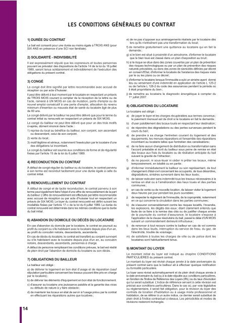 consulter les conditions gÃ©nÃ©rales de la garantie locative