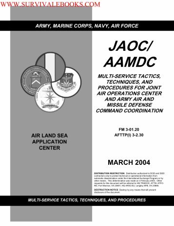 JAOC AAMDC Multi-service tactics, techniques ... - Survival Books