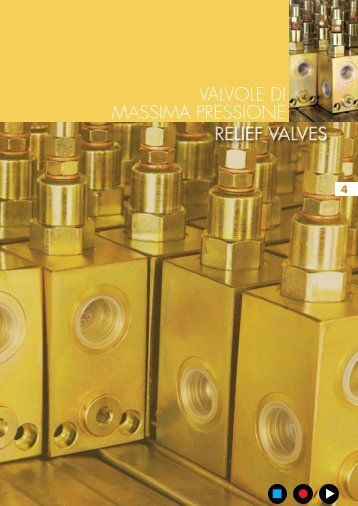 relief valves valvole di massima pressione - Total Hydraulics BV