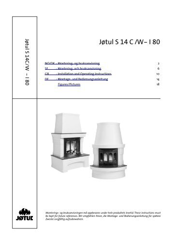 JÃ¸tul S 14 C /W- I 80 - JÃ¸tul stoves and fireplaces