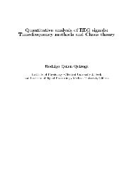 Quantitative analysis of EEG signals: Time-frequency methods and ...