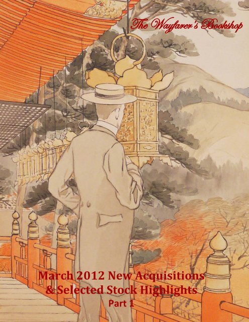 March 2012 New Acquisitions - The Wayfarer's Bookshop