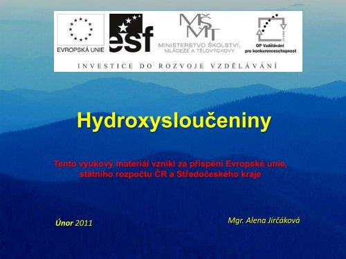 HydroxyslouÄeniny