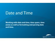 Working with date and time, time spans, time zones as well ... - Poco
