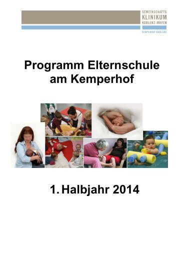 Programm Elternschule am Kemperhof 1. Halbjahr ... - Familienstark