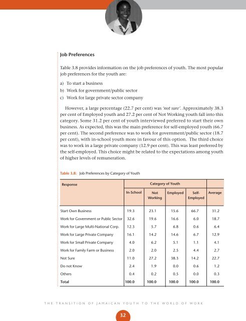 The Transition of Jamaican - International Labour Organisation ...