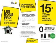 aucuns frais d'accÃƒÂ¨s au rÃƒÂ©seau $ les bons prix - Fido