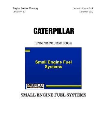 SMALL ENGINE FUEL SYSTEMS Small Engine Fuel Systems