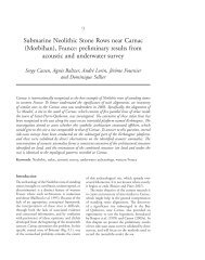 9 Submarine Neolithic Stone Rows near Carnac (Morbihan ... - geolab