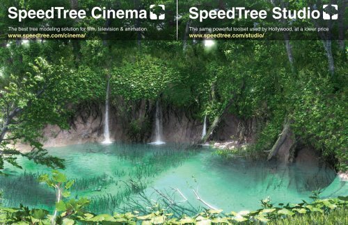 Cinema-Studio Brochure - SpeedTree