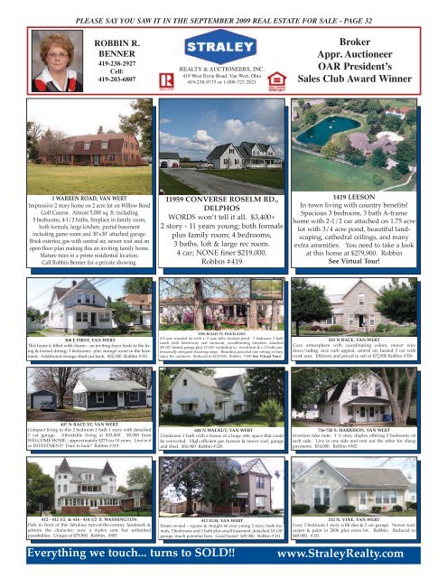 Straley Realty - Youngspublishing.com