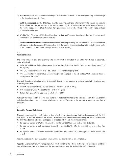 Locomotive Emissions Monitoring Program - Railway Association of ...