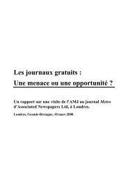 Les journaux gratuits : Une menace ou une opportunité ?