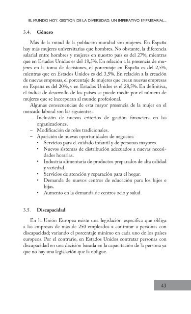 EL MUNDO hOy. GESTIÃN DE LA DIVERSIDAD. UN IMPERATIVO ...