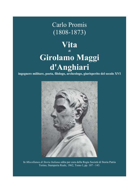 Vita Girolamo Maggi d'Anghiari - Libreria Militare Ares
