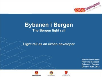 Bybanen i Bergen - VTI