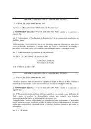 Leiord2007 - AssemblÃ©ia Legislativa do Estado do ParÃ¡ - Governo ...