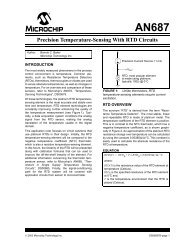 Precision Temperature-Sensing with RTD Circuits - Microchip