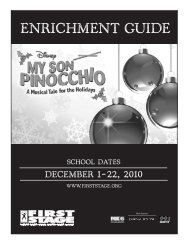 My Son Pinocchio Enrichment Guide - First Stage