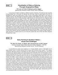 Visualization of Data on Dairying Through Geographical Maps DME ...