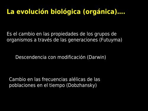 evolución molecular