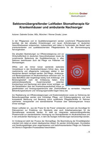 Leitfaden Stomatherapie - Gabriele Gruber