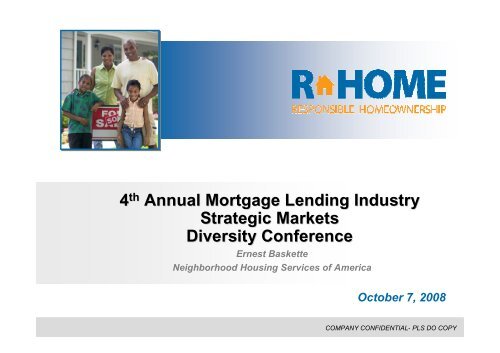 Download Conference Presentations - Mortgage Lending Industry ...