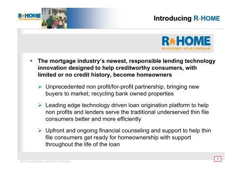 Download Conference Presentations - Mortgage Lending Industry ...