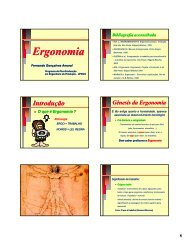 Ergonomia - Engenharia de Produção e Transportes - Ufrgs