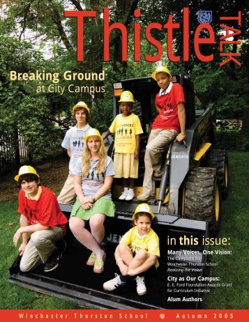Breaking Ground - Winchester Thurston School