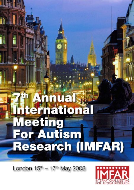 7th Annual International Meeting For Autism Research ... - Confex