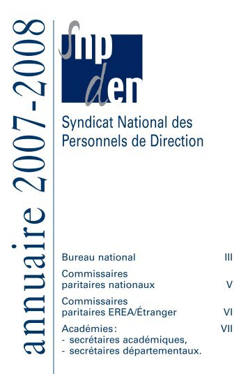 Syndicat National des Personnels de Direction - Snpden