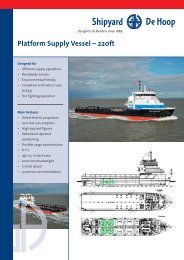 Platform Supply Vessel â 220ft - De Hoop