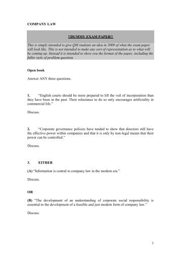 company dummy exam paper.pdf - alastairhudson.com