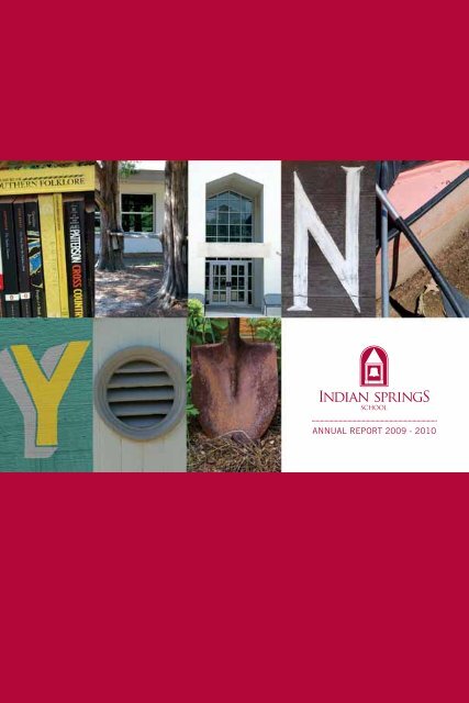 ANNUAL REPORT 2009 - 2010 - Indian Springs School